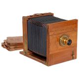 German Field Camera 18 x 24 cm, c. 1880–1900