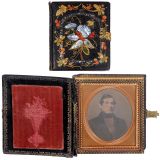 Daguerreotype in Decorative Case, c. 1845