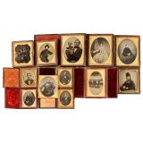12 Ambrotypes, c. 1850–60