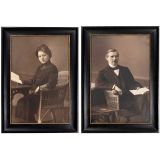 2 Photographic Portraits 77 x 108 cm, c. 1910–20