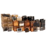 Large Lot of Magic Lantern Slides 8 x 8 cm