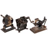 3 Unusual Pencil Sharpeners, c. 1905