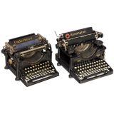 2 American Typewriters