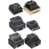 6 American Portable Typewriters