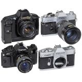 4 Canon SLR Cameras