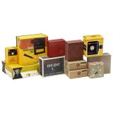 Eleven 8mm Movie Cameras with Original Boxes, 1955–80