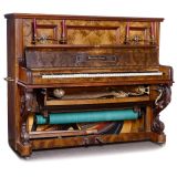 Stransky Frères Paris, Piano with System Hupfeld Piano Player, c