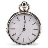 Musical Silver Sur-Plateau Pocket Watch by Thomas Sauvél, c. 182