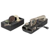 2 Miniature Portable Gramophones, c. 1927