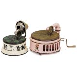 2 Toy Gramophones, c. 1925