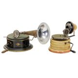 2 Toy Gramophones, c. 1930