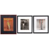 2 Marilyn Monroe Photographs and 1 Pin-up, c. 1955