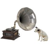 Leophone Horn Gramophone with Nipper
