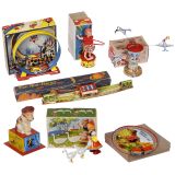 7 German Tin Toys, c. 1955