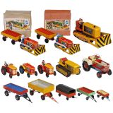 Crawler Tractors, Trailers and Tractors, 1950s