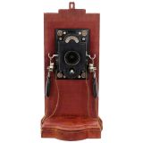 French Wall Telephone, c. 1900