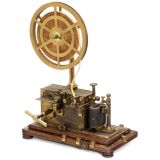 French Brass Morse Telegraph by Digney, c. 1880