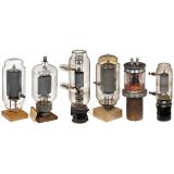6 Large German Transmitting Tubes