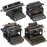 4 American Typewriters