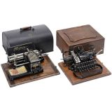 Mignon Model 2 and Blickensderfer Model 8