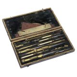 Swiss Set of Brass and Steel Drawing Instruments, early 19th Cen
