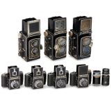 3 Foth-Flex TLR and 4 Reflex-Korelle SLR