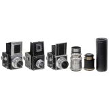 2 Primarflex Cameras, Primarflex II und 2 Lenses