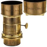 Brass-Bound Petzval-Type Lens, c. 1850-70