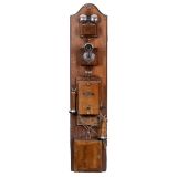 Bavarian Wall Telephone Station by Reiner, 1892 onwards