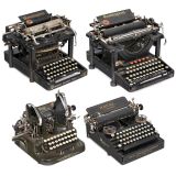 4 American Typewriters