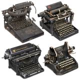 4 American Typewriters