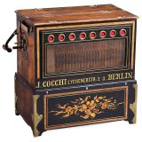 Rare 24-Key Reed Barrel Organ by John Cocchi, Berlin, c. 1899