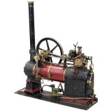Working Model of a Stationary Single-Cylinder Overtype Steam Eng