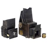 2 Reflex Cameras, c. 1910