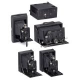 Ernemann Heag IV Stereo and 4 other Cameras