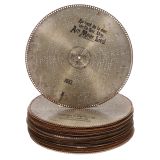 50 Symphonion Discs Ø 25 ¼ in., c. 1900