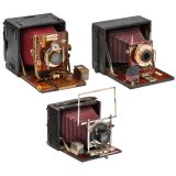 3 Folding Cameras, c. 1900-10