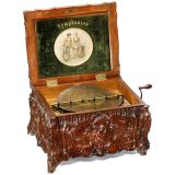 Rococo 25C' Symphonion 11 3/4 in. Disc Musical Box, c. 1890