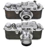 Leica IIIa, Leica IIIc, Elmar 3.5 cm and Summar 5 cm