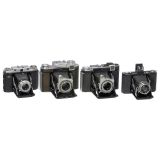 4 Zeiss Ikon 6 x 6 Rollfilm Cameras