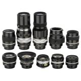 9 Nikon MF Lenses