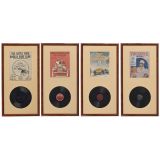4 Decorative Record Sets for Vintage-Car Fans and Record Enthusi