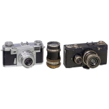 Contax I, Contax IIa, and Sonnar