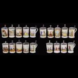 19 Porcelain Jugs, c. 1900