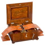 Rare Libellion Musical Box for Cardboard Book Music, c. 1900