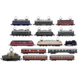 9 M?rklin Locomotives and 4 Carriages in Mint Condition, 1950s/6