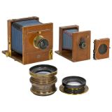 2 Field Cameras with Goerz Lenses, 1890 onwards