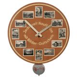 Jederzeit Hauff-Film Advertising Pendulum Clock, c. 1930