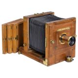 Early German Field Camera with 2 Voigtl?nder Lenses, c. 1880
